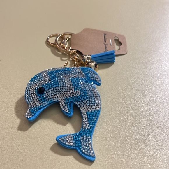 Jewelry - New Sparkle Dolphin 🐬 Keychain